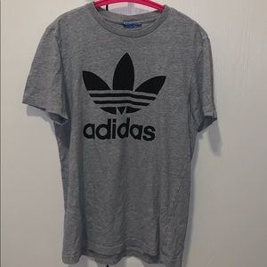 grey adidas t-shirt